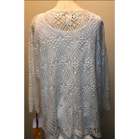 Ruby Rd Lace Shirt NWT - Picture 3 of 3